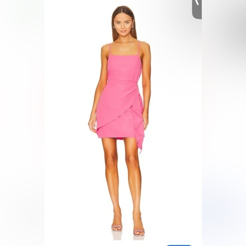 BCBG Bright Pink One‎ Shoulder Dresssize 8 $118 NWT